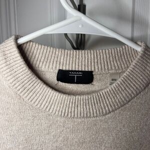 Tahari beige sweater